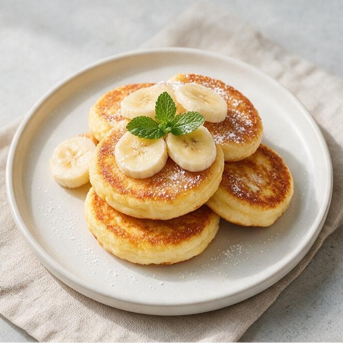 Сырники с бананом