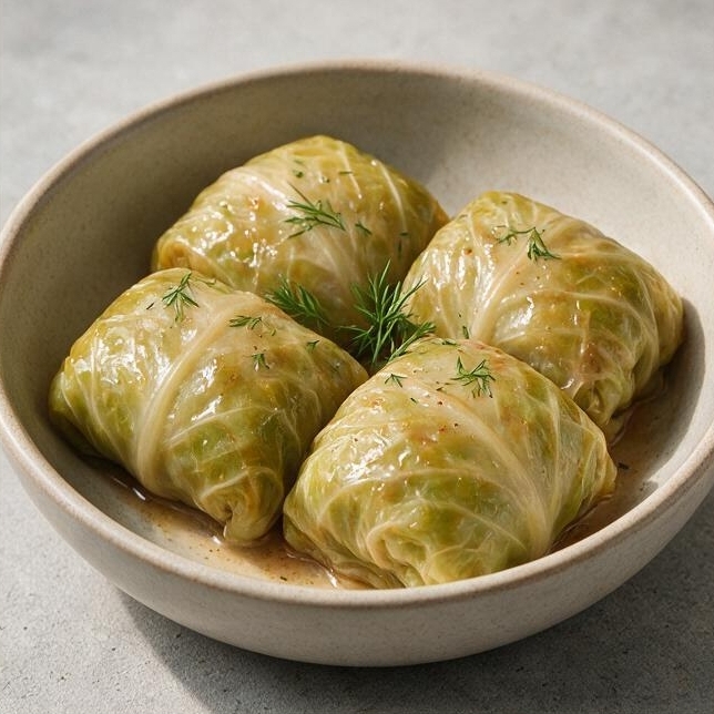 Голубцы с мясом и рисом