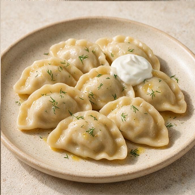 Вареники с картофелем и луком
